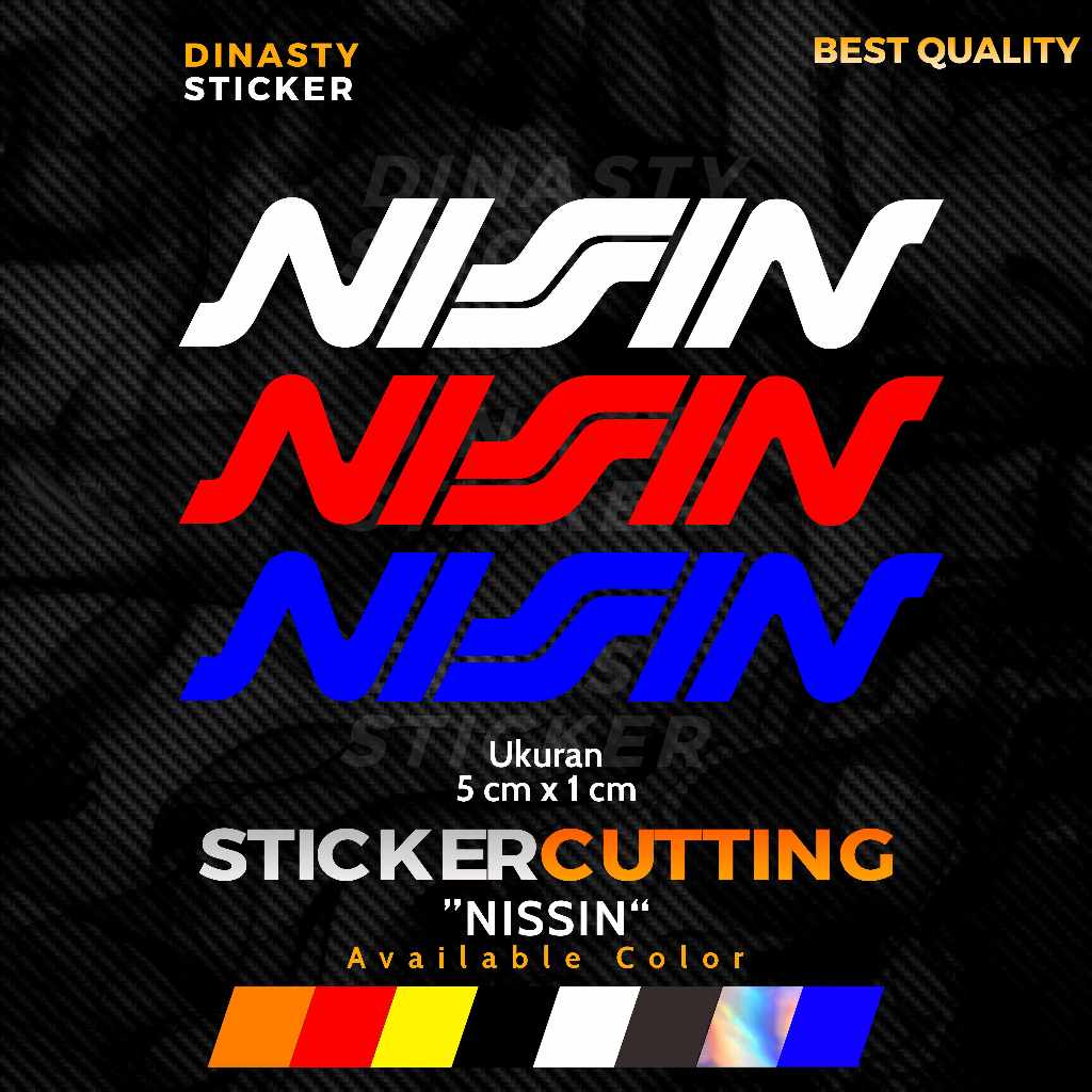 สติ๊กเกอร์ตัด Nissin CALIPER