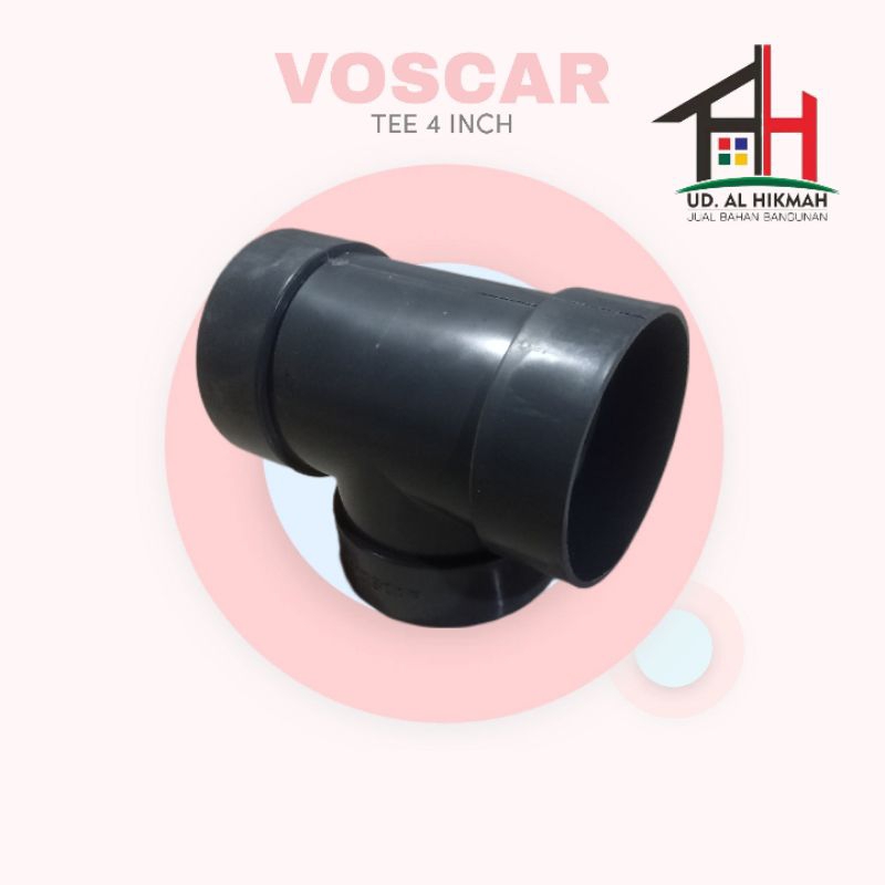 VOSCAR TEE 4 INCH PVC - 4" T PVC PIPE FITTING