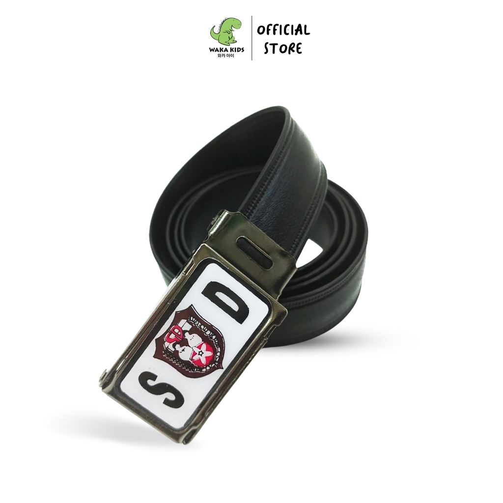 Wakakids SD Belt Buckle School Children& 39;s Belt Synthetic Leather Buckle Belt GP03 Venwk