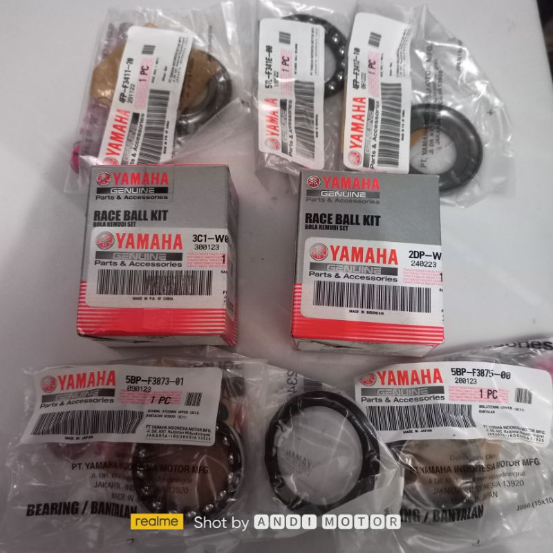 Yamaha Vixion ใหม่ 3C1-W0054-01 2DP-WB015-00 ชุดพวงมาลัย