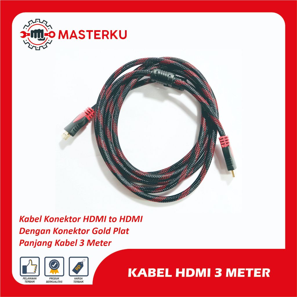 สาย HDMI 3M / สาย HDMI เป็น HDMI 3M