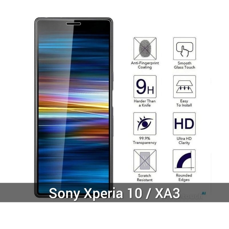 กระจกนิรภัย Sony Xperia 10 XA3 ป้องกันรอยขีดข่วน I3113 I4113 I4193 I3123