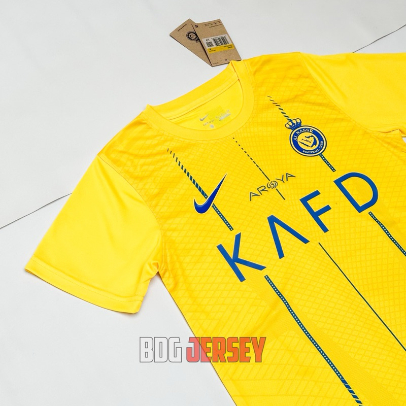 AL NASSR HOME OFFICIAL JERSEY 2023 2024 GRADE ORI TOP