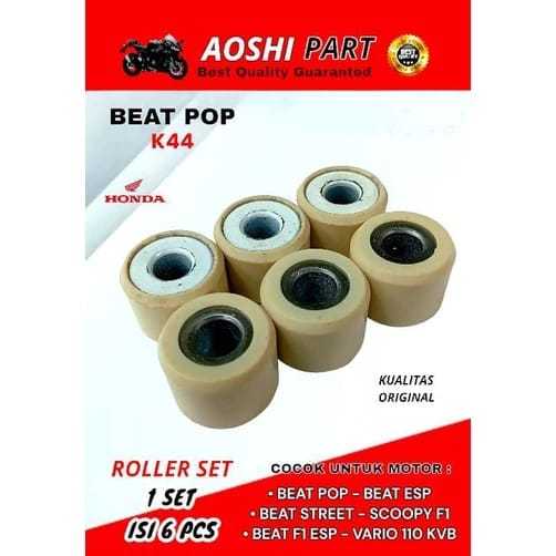 AOSHI K44 ชุดน้ําหนักลูกกลิ้งคุณภาพสูงสําหรับ Honda Beat Pop Eco Scoopy Spacy