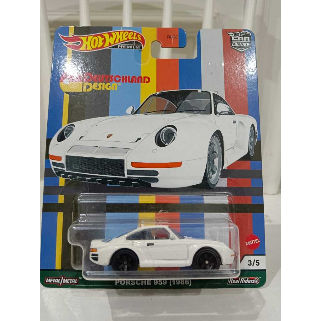 HOT WHEELS PORSCHE 959 (1986) - ออกแบบ DEUTSCHLAND - PREMIUM