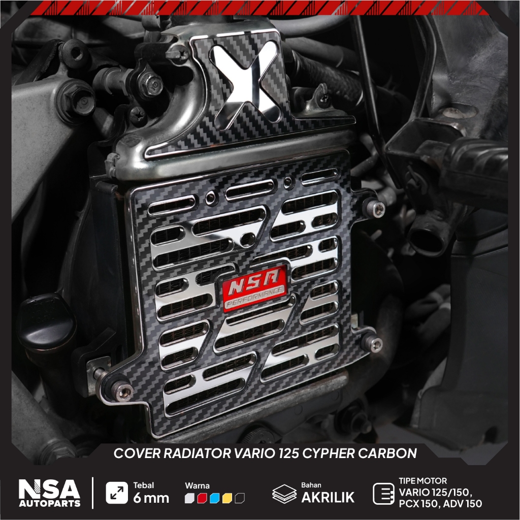 Mesin ฝาครอบหม้อน้ํา VARIO 125 150 160 PCX 160 ADV 160 ALL NMAX AEROX YAMAHA NMAX NEW NMAX OLD AEROX NSA RADIATOR หมวก VARIO 125 เครื่องยนต์รถจักรยานยนต์ฝาครอบเครื่องยนต์ NMAX CYPHER คาร์บอนอุปกรณ์เสริม VARIO 125 ใหม่ Variation แอร็อกซ์ ใหม่ เก่า