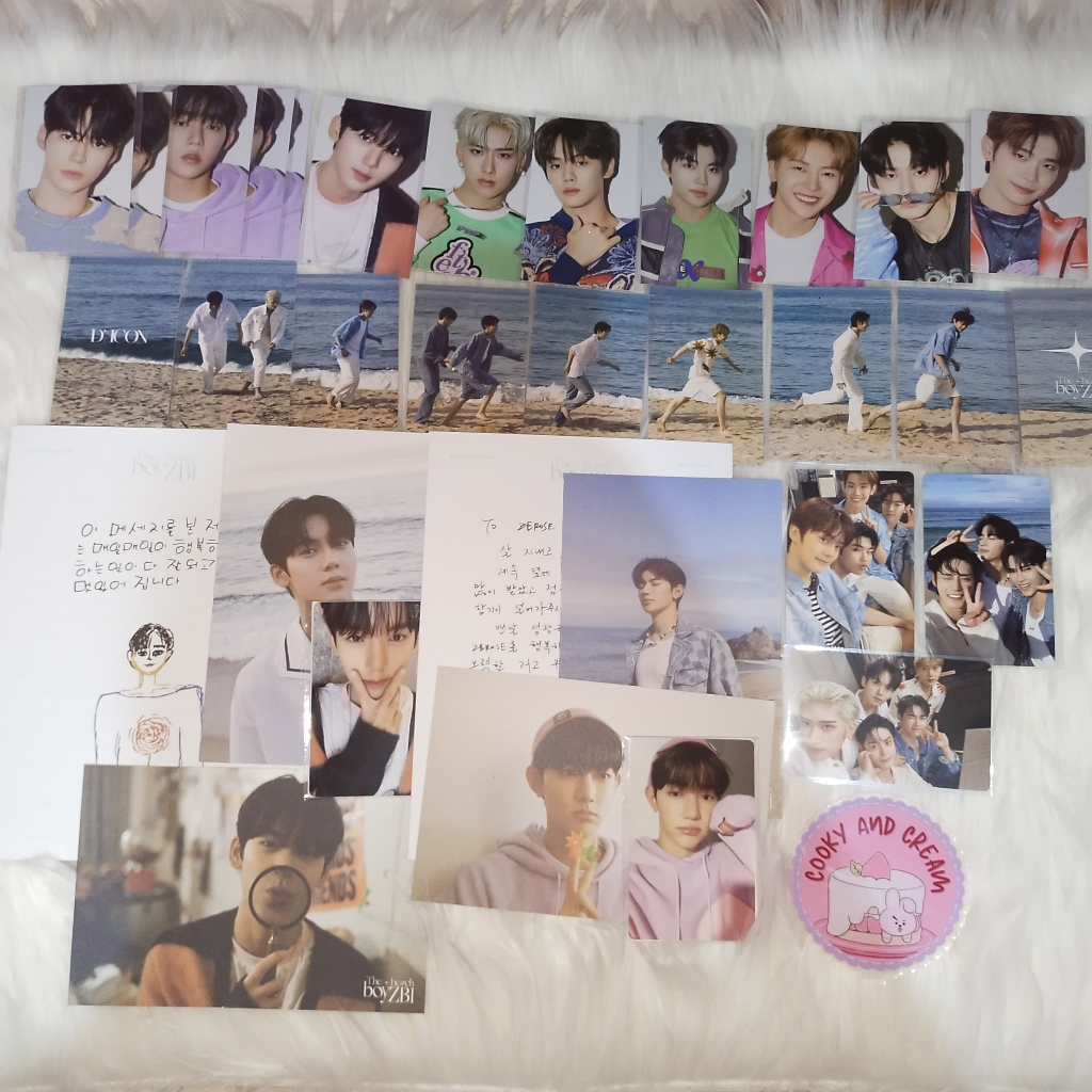 [CnC] READY ZB1 OFFICIAL PHOTOCARD PC MAGAZINE DICON ZB1, PC LIGHTSTICK HAOBINJ GYUVIN JIWOONG, PC Z