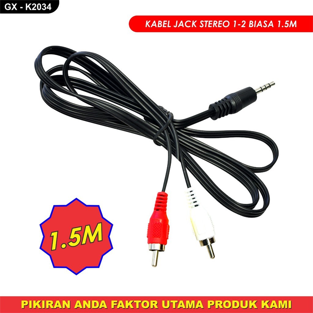 Audio To 2 Rca Gold Plated Cable/2in1 Aux Audio Jack Cable - Rca/2 in 1 สายลําโพงขายส ่ ง k2034