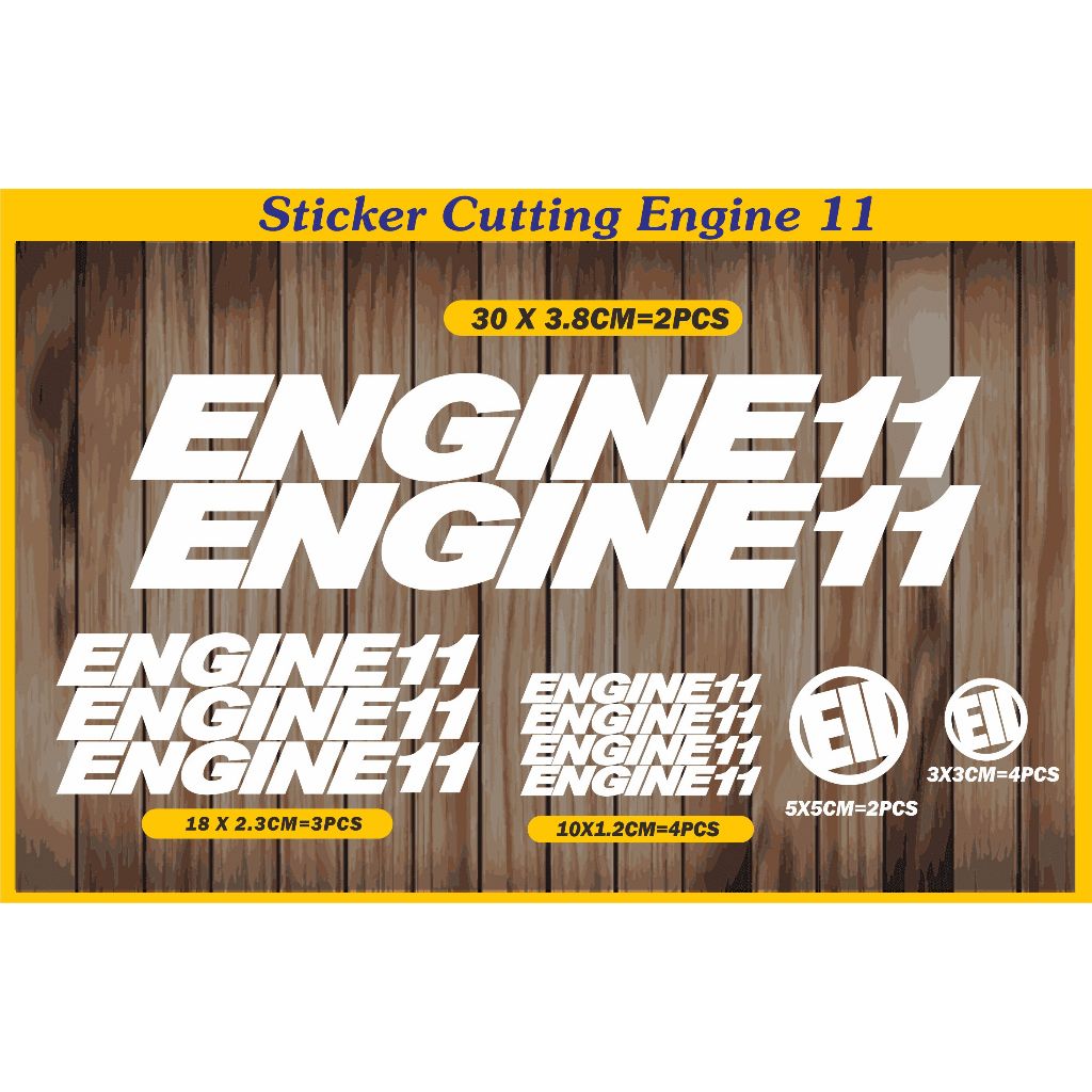 Engine11 สติ๊กเกอร์ตัดจักรยาน - สติ๊กเกอร์รูปลอกจักรยาน