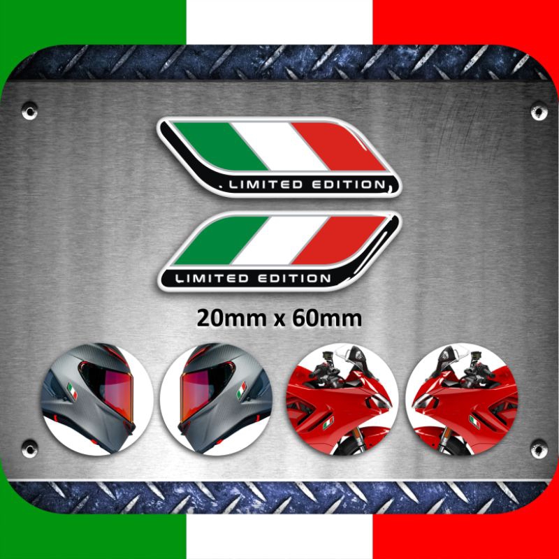 สติ๊กเกอร์นูนรุ่น Italy Limited Edition คู่