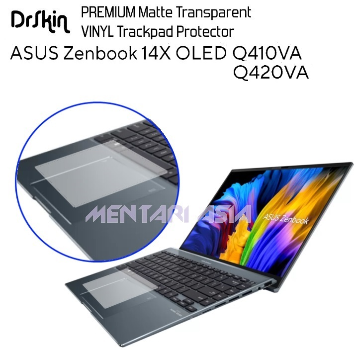 ทัชแพด ป้องกันรอย สําหรับ ASUS ZenBook 14X OLED Q410 Q420 - DrSkin MATTE Viny