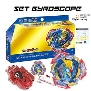 Pemancar Beyblade Tepat Lucifer Gyro Pertempuran Set Papylon Mainan B-193
