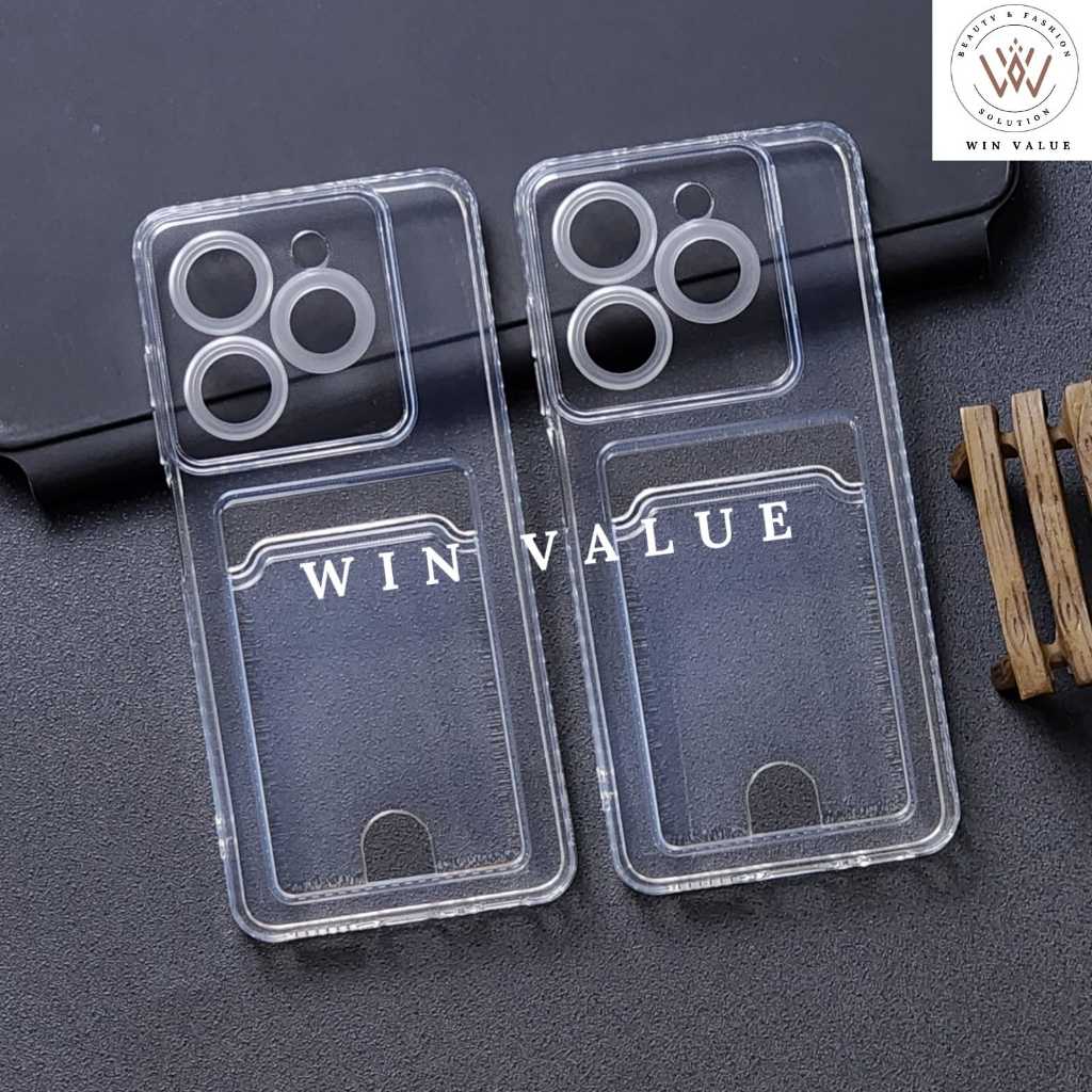 Infinix Smart 8 Plus Infinix Smart 8 Infinix Smart 8 Pro Infinix Hot 40i Clear Card Case Card Slot C