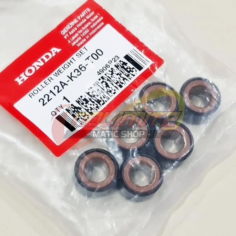 Roller 15.5gr ADV PCX Vario 125 150 Honda อะไหล่แท้ 2212A-K36-T00