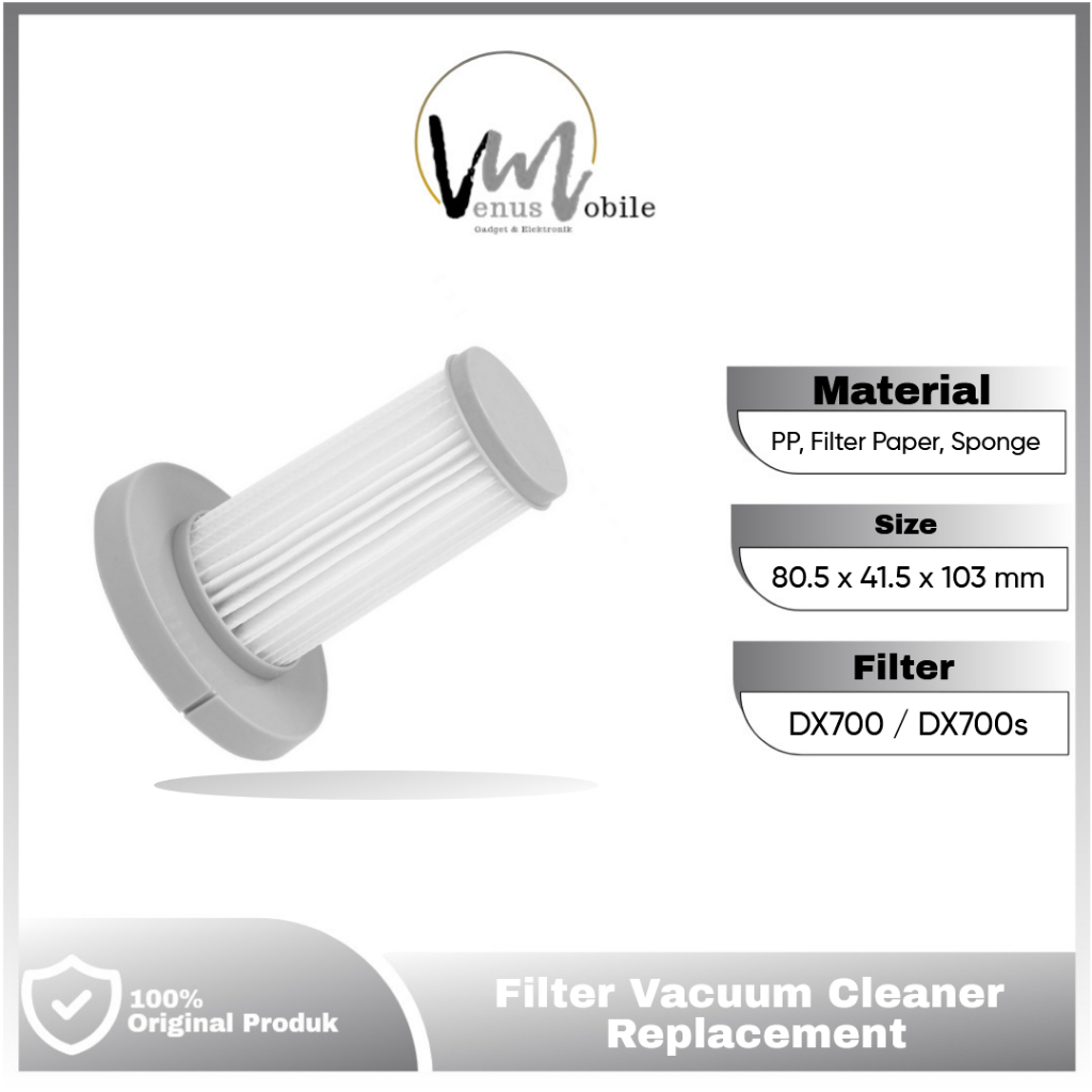 Deerma HEPA Filter DX700 / DX700s เครื่องดูดฝุ่นพื้นทดแทน