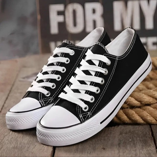Promo Cuci Gudang Sepatu Converse All Star Sepatu Sneakers Sekolah Hitam Putih Low Classic Premium - Sepatu NB