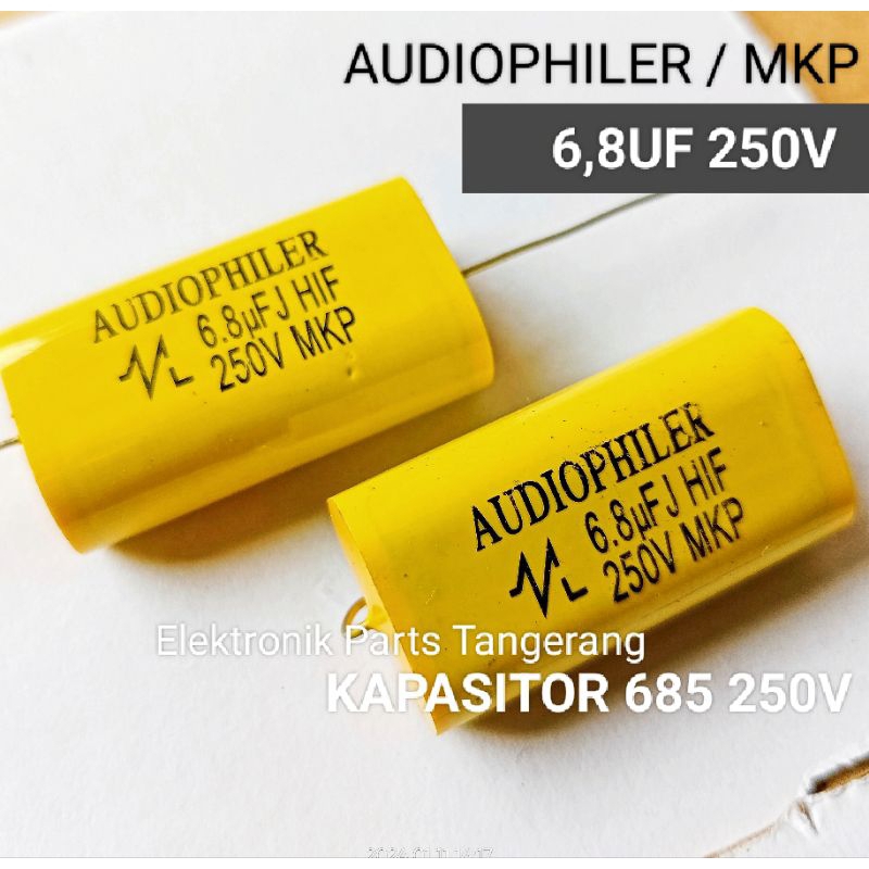 AUDIOPHILER CAPACITOR 6.8UF 250V AUDIOPHILER CAPACITOR 6.8UF 250V AUDIOPHILER 6.8UF 250V AUDIOPHILER
