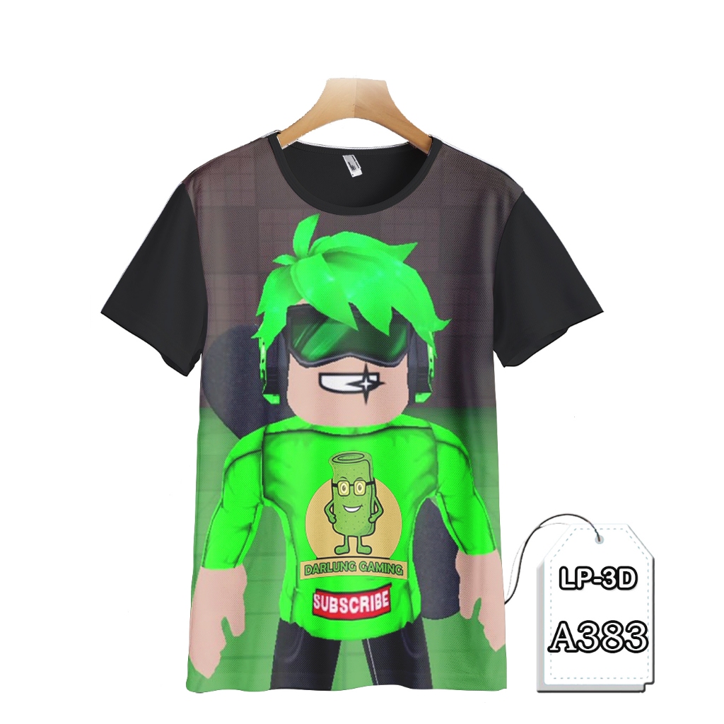 Darluing Gaming Roblox 3D Childrens Animation TV Cartoon Game TShirt