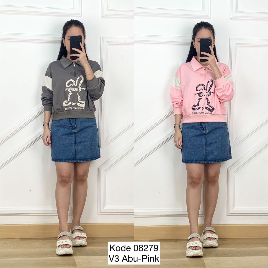 08279 COCO ANGEL CROP SWEATER FRENCH MOTIF VARIATION 2021 / CAPABILITY 92 / และ BUNNY KOUD MOTIF FUL