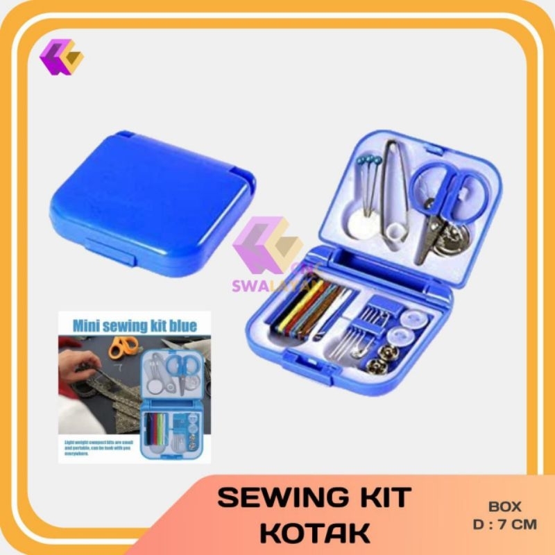 ( AJ ) SEWING KIT BOX / MINI SEWING TOOL SET / TRAVELING SEWING KIT / ชุดเครื่องมือ SEWING แบบพกพา /