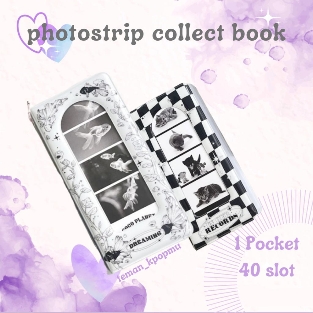 Coco Planet อัลบั้ม Photostrip รวบรวมหนังสือ 4 ตัด 1P Kolbuk Photo strip บรรจุ 40 ช่อง Kpop - อัลบั้