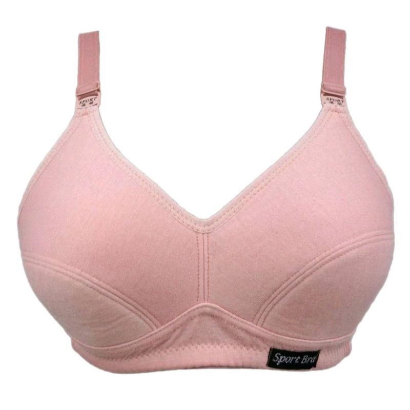 SPORT BRA/WOMENS JUMBO BRA 2 ตะขอ จัมโบ้ 3/ N0 34 ถึง 46/ลวดไม่มีโฟม