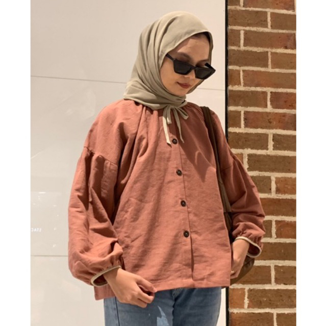 KEMEJA LIBERI.ELS - เสื้อ Kela - เสื้อโอเวอร์ไซส์ผู้หญิง