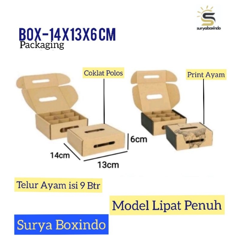 กล่องไข่ 14x13x6 ซม. บรรจุ 9 ชิ้น / กระดาษแข็ง / Boxendog / ไข่ / ไข่ / ไข่ / ไข่ไก่