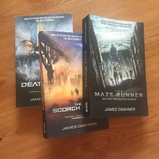 [INDONESIA] หนังสือนิยาย THE MAZE RUNNER, SCORCH TRIALS, DEATH CURE - JAMES DASHNER [ของแท้] แพ็กเกจ 3 เล่ม