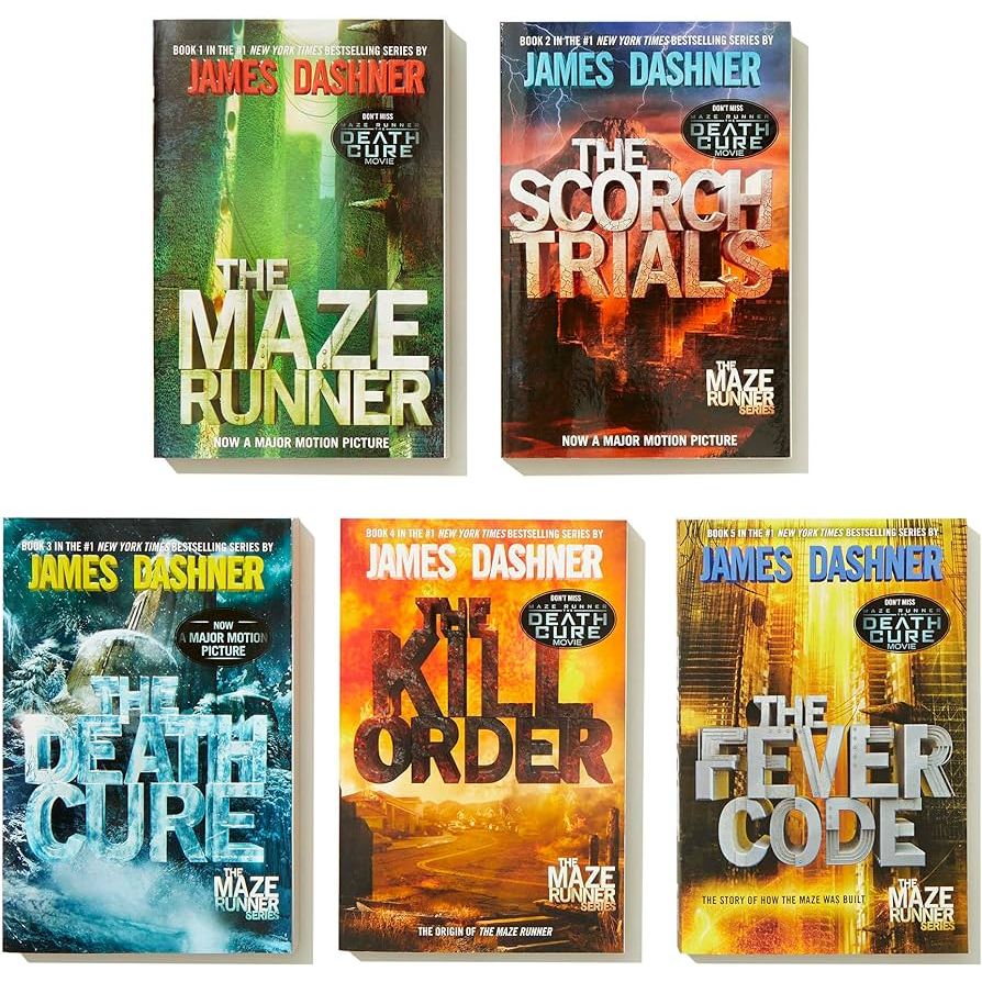 [ENGLISH] James DASHNER 5book Pack - THE MAZE RUNNER, SCORCH TRIAL, DEATH CURE, KILL ORDER, FEVER CODE [ของแท้]