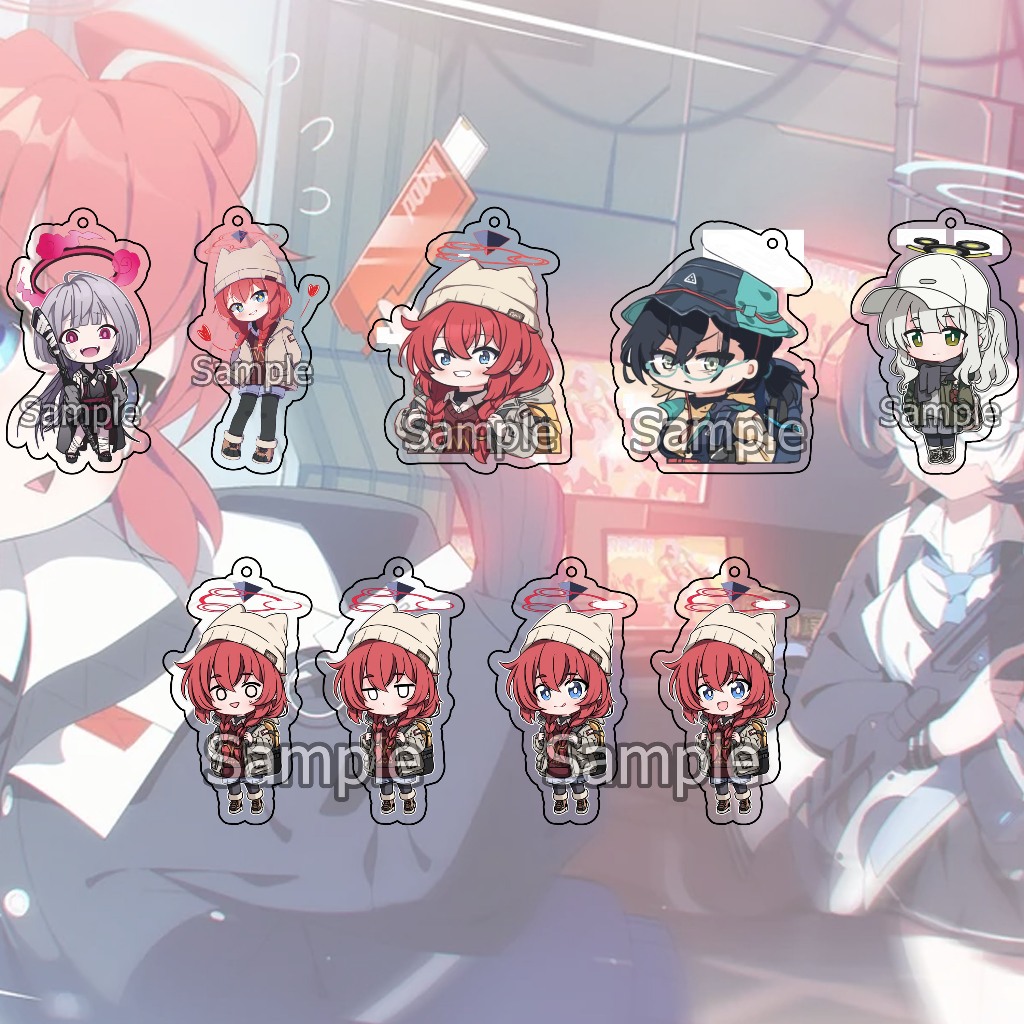 พวงกุญแจ GANTUNGAN Blue Archive maki squad - พวงกุญแจ - พวงกุญแจ - พวงกุญแจ - อะนิเมะ - เกม