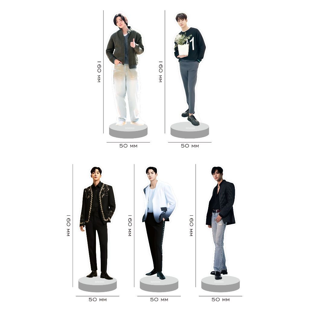 STANDEE รูป KPOP KDRAMA ROTOON นักแสดง