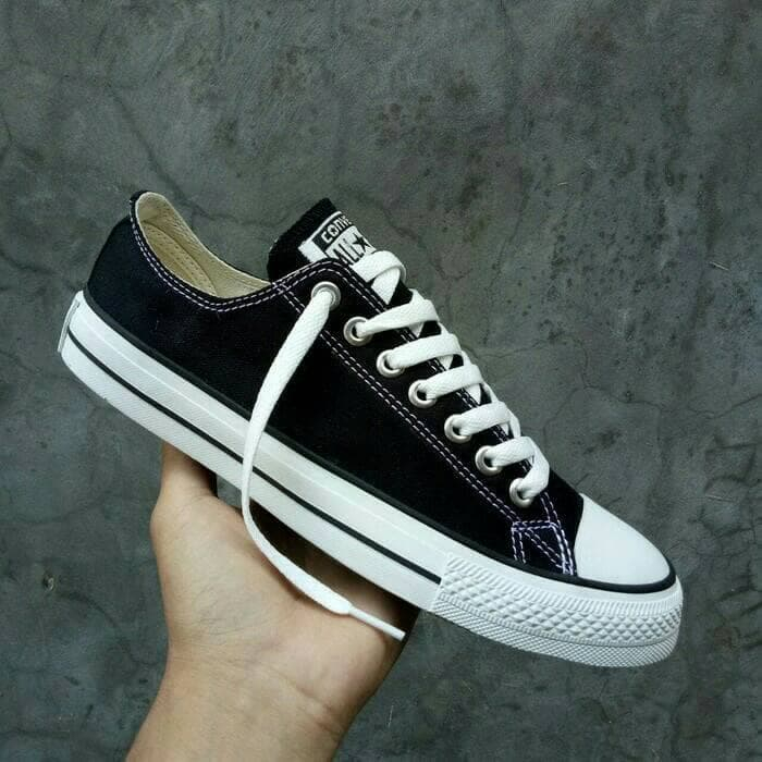 Hitam Converse ALLSTAR ALL STAR 70s High Black PREMIUM Shoes 36-44