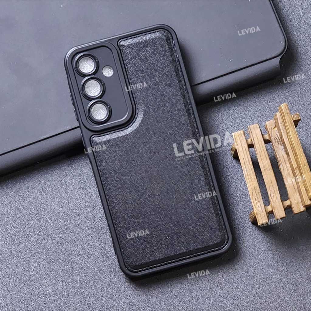 หรูหรากรณีหนังProกล้องสีดําSamsung A55 5G Samsung A35 5 Samsung A36 Samsung A50 Samsung A50S Samsung