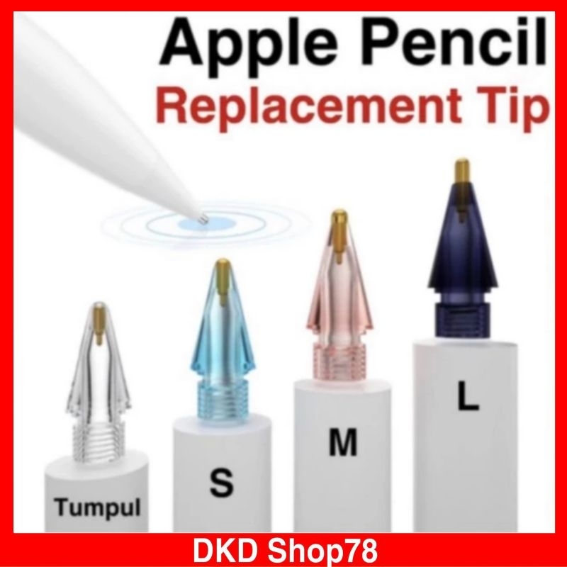 Metal Apple Pencil Replacement Tip Nib สําหรับ Apple Pencil Gen 1 2