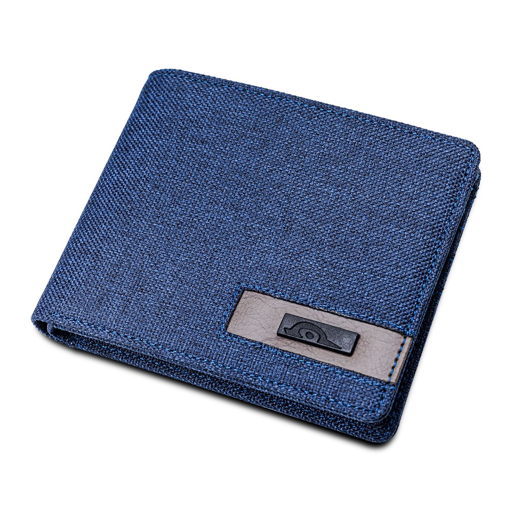 JFR JSHOP03 กระเป๋าสตางค์ผ้าใบผู้ชาย | หนัง PU พรีเมี่ยมรวมกัน