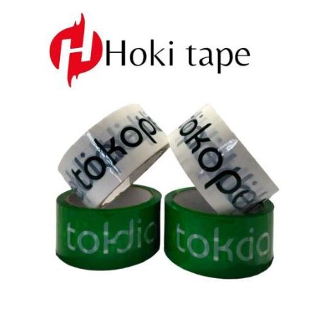 สีขาวสีเขียว Duct เทปพิมพ์การตลาด PLACE HOKI 48MMx100YARD PRINTING SHOP ORANGE DUCT TAPE 48MM x 100Y