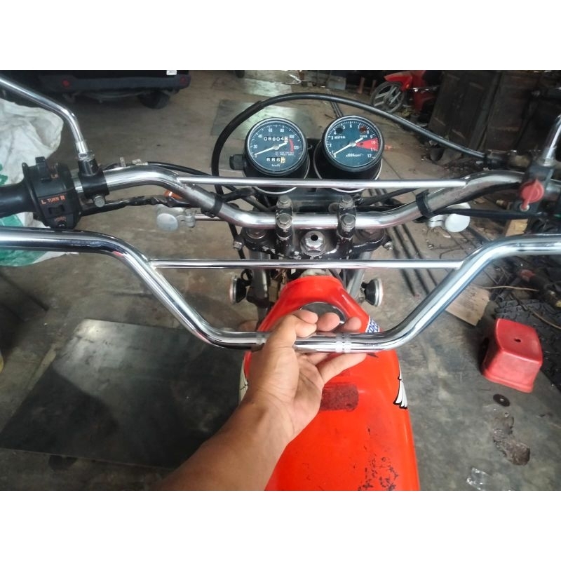 พวงมาลัยแฮนด์ xl 125 e repro detail แฮนด์เดิม xl 125 พวงมาลัย xl 125