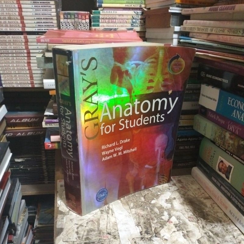หนังสือนําเข้า GREYS ANATOMY สําหรับนักเรียนโดย Richard L Drake