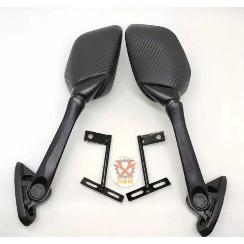 กระจก Yamaha Nmax Carbon Universal R25/ Nmax R25 R15 กระจกคาร์บอน