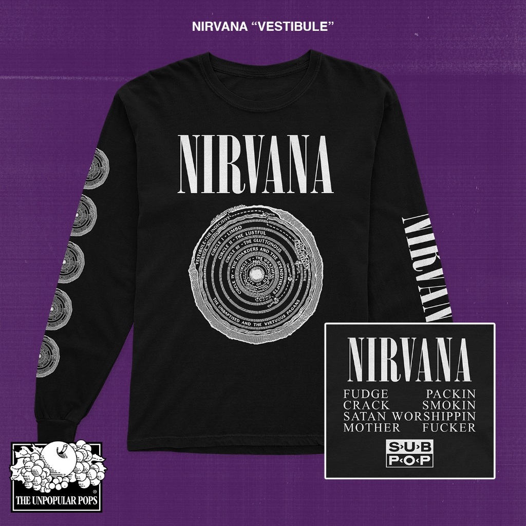 เสื้อยืดแขนยาววง Nirvana - VESTATLE