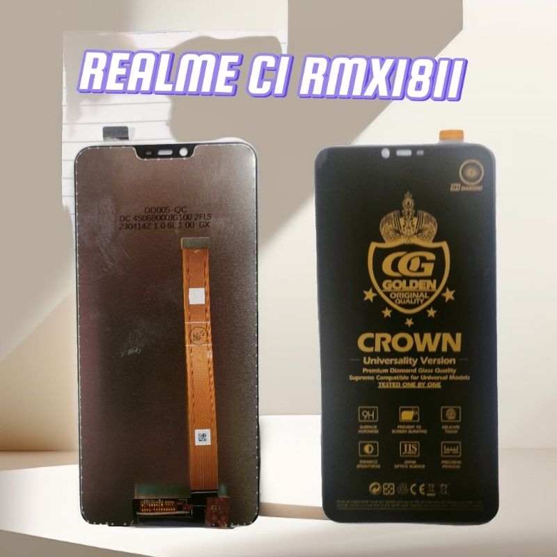 ปุ่มกดหน้าจอสัมผัส Lcd สําหรับ Realme C1 Series Hp RMX1811