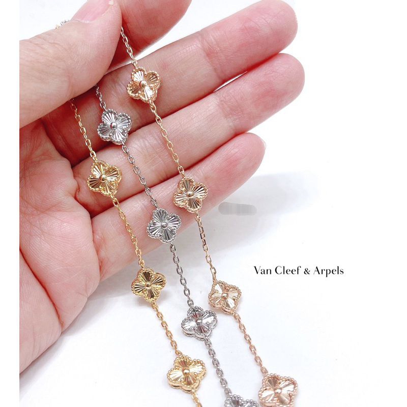 VCA REVERSIBLE CHAIN BRACELET SIZE 9MM TITANIUM ANTI-RUST