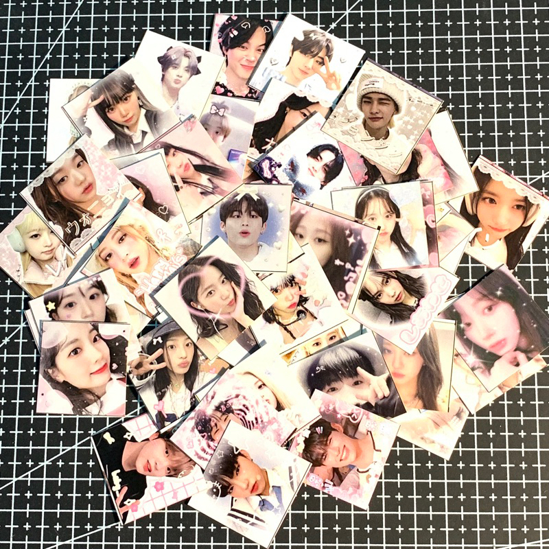 (50 ชิ้น) สติ๊กเกอร์ kpop สําหรับของแถม deco happy mails NCT BTS CORTIS