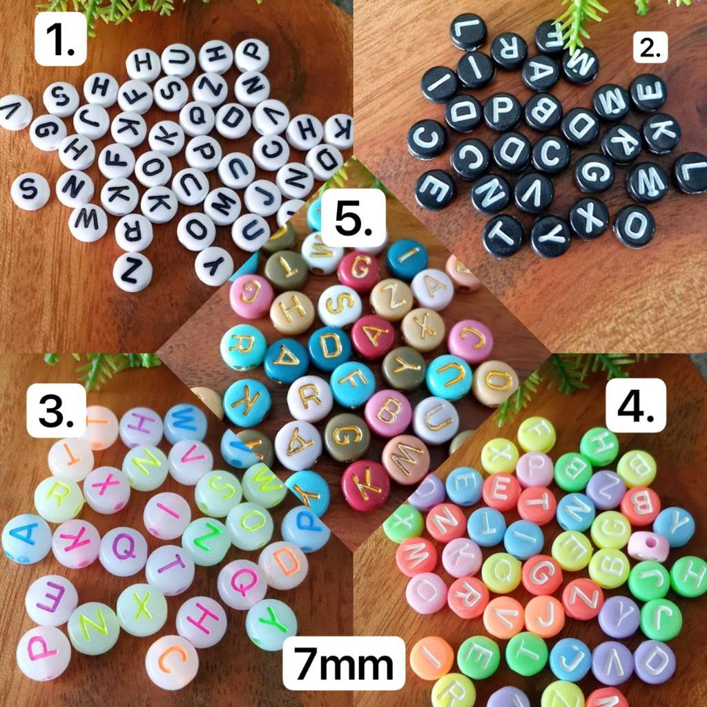 LETTER BEADS/ALPHABET อุปกรณ์เสริมหลากหลาย 1