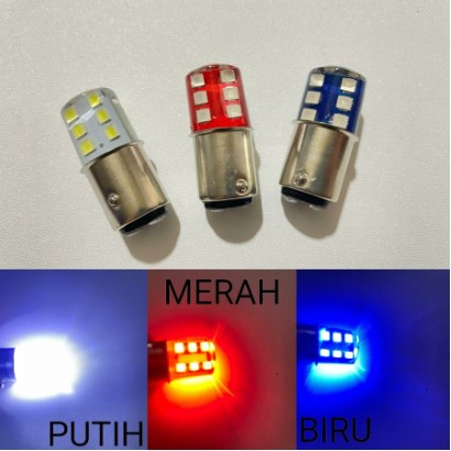 MATA Jelly LED Stop Light 1157 5050 12 Eyes 12smd Jelly Car รถจักรยานยนต์คุณภาพสูง