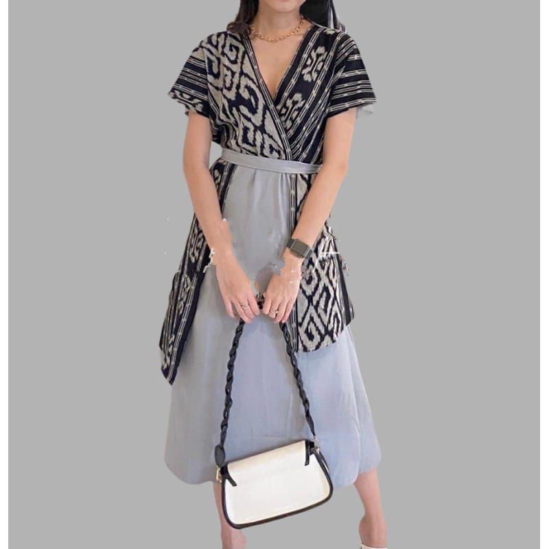 - NAOMI WOVEN DRESS*