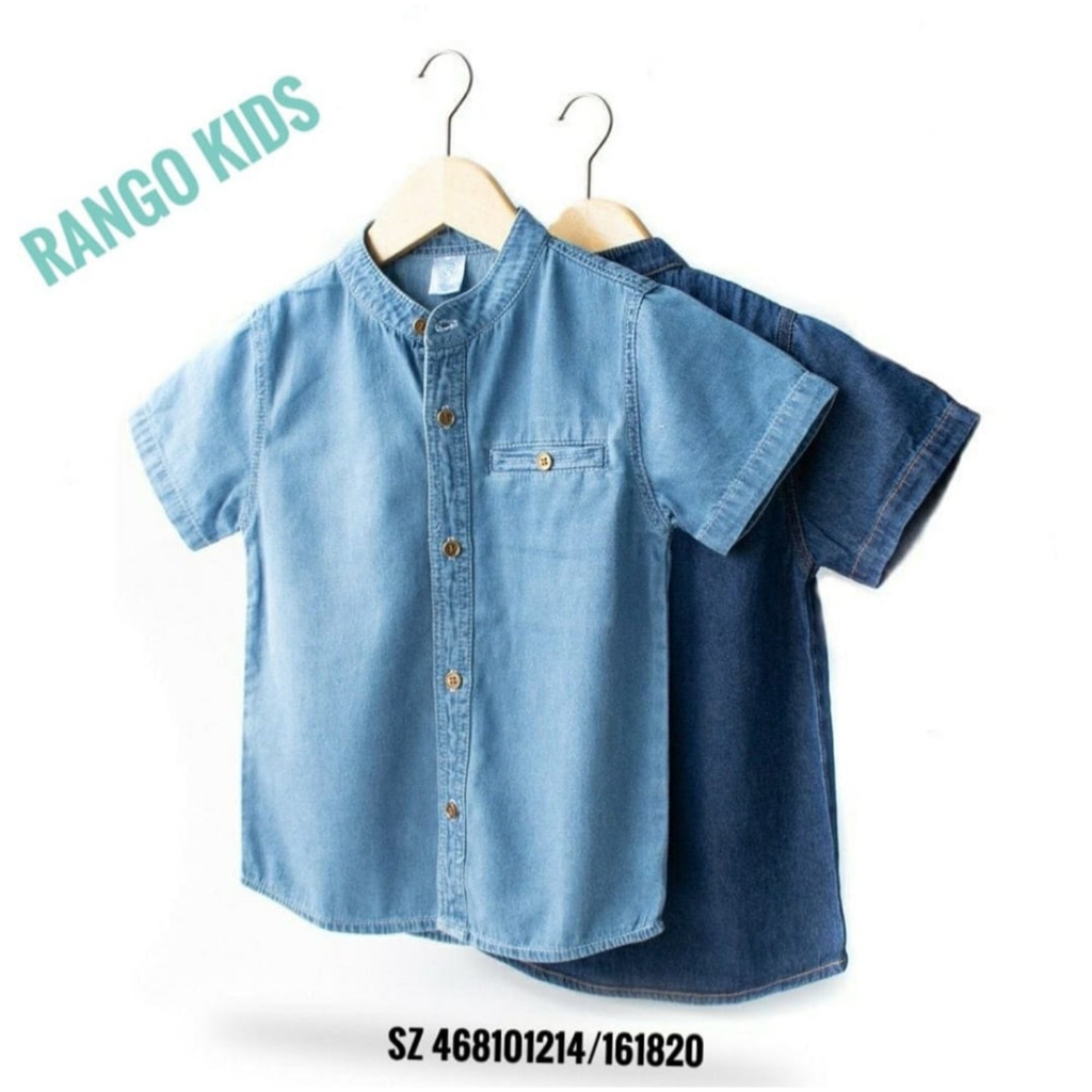KEMEJA เสื้อยีนส์เด็ก 2-11 ปี Soft Jean RANGO Denim