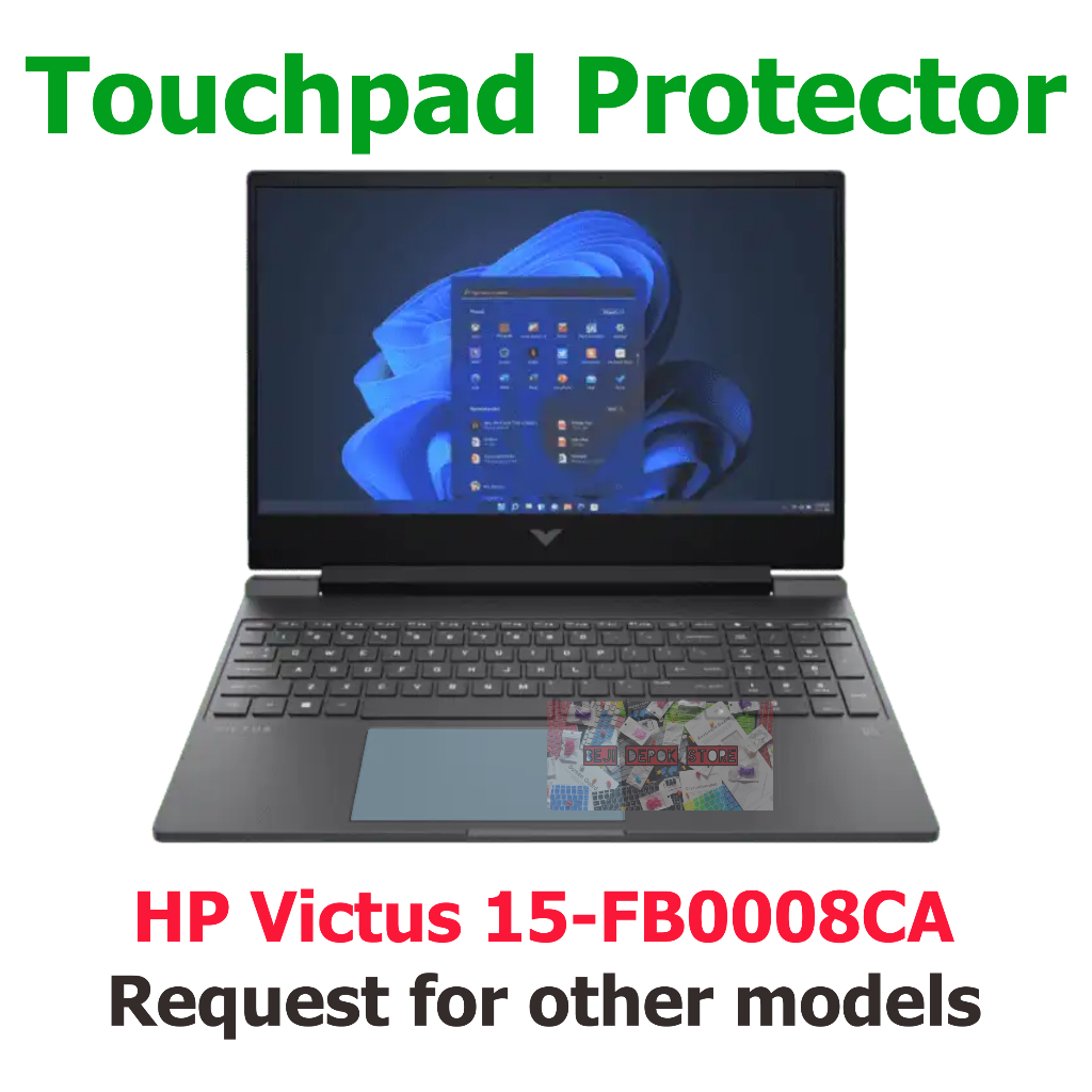 แผ่นป้องกันทัชแพด สําหรับเล่นเกม HP Victus 15-FB0008CA