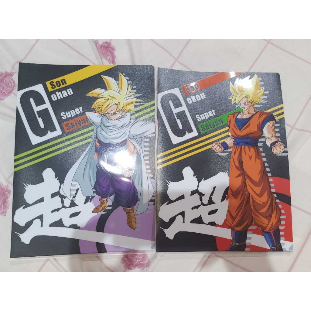 ชุดโฟลเดอร์ไฟล์ Dragon Ball Son Goku Gohan Clear A4 Ichiban Kuji Android